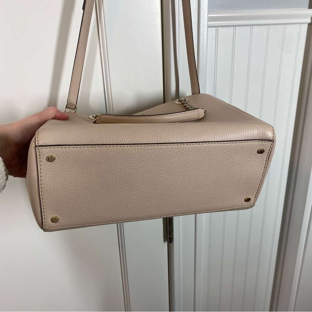 KATE‎ SPADE Jordyn medium chain handle tote bag beige with crossbody strap - Picture 3 of 10